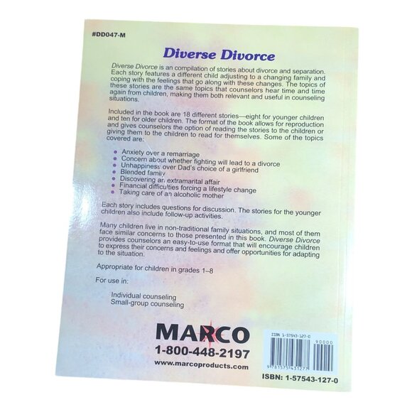 Diverse Divorce: 18 Situation Stories For Use With Children Of Divorce Hess Illu - Picture 2 of 12